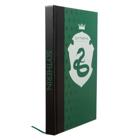 Harry Potter Slytherin Crest Hardcover Journal and Pen Set - Wizarding World - Picture 2 of 8